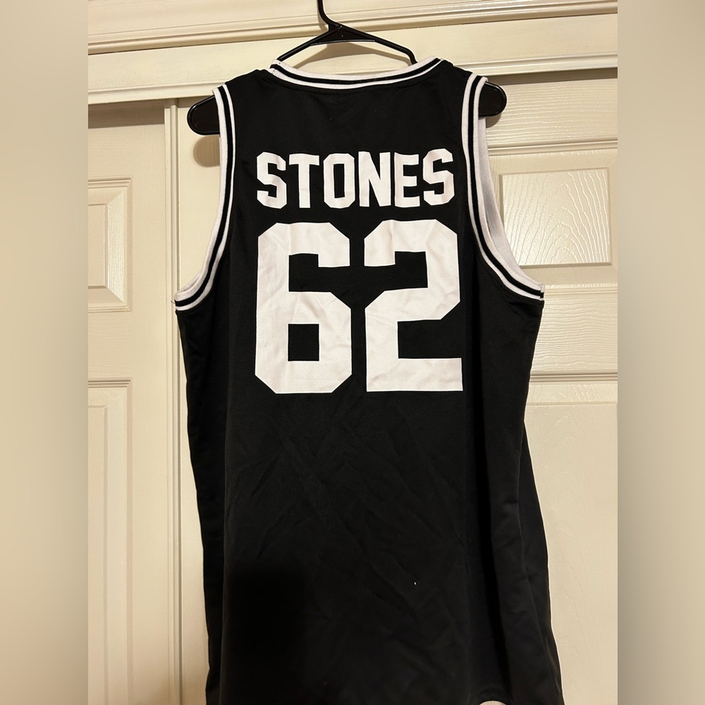Bravado ROLLING STONES Band Tongue Logo Basketball Style Jersey - Picture 3 of 3